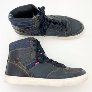 Levis Mens Sneakers Size 12 High Top Casual Jean